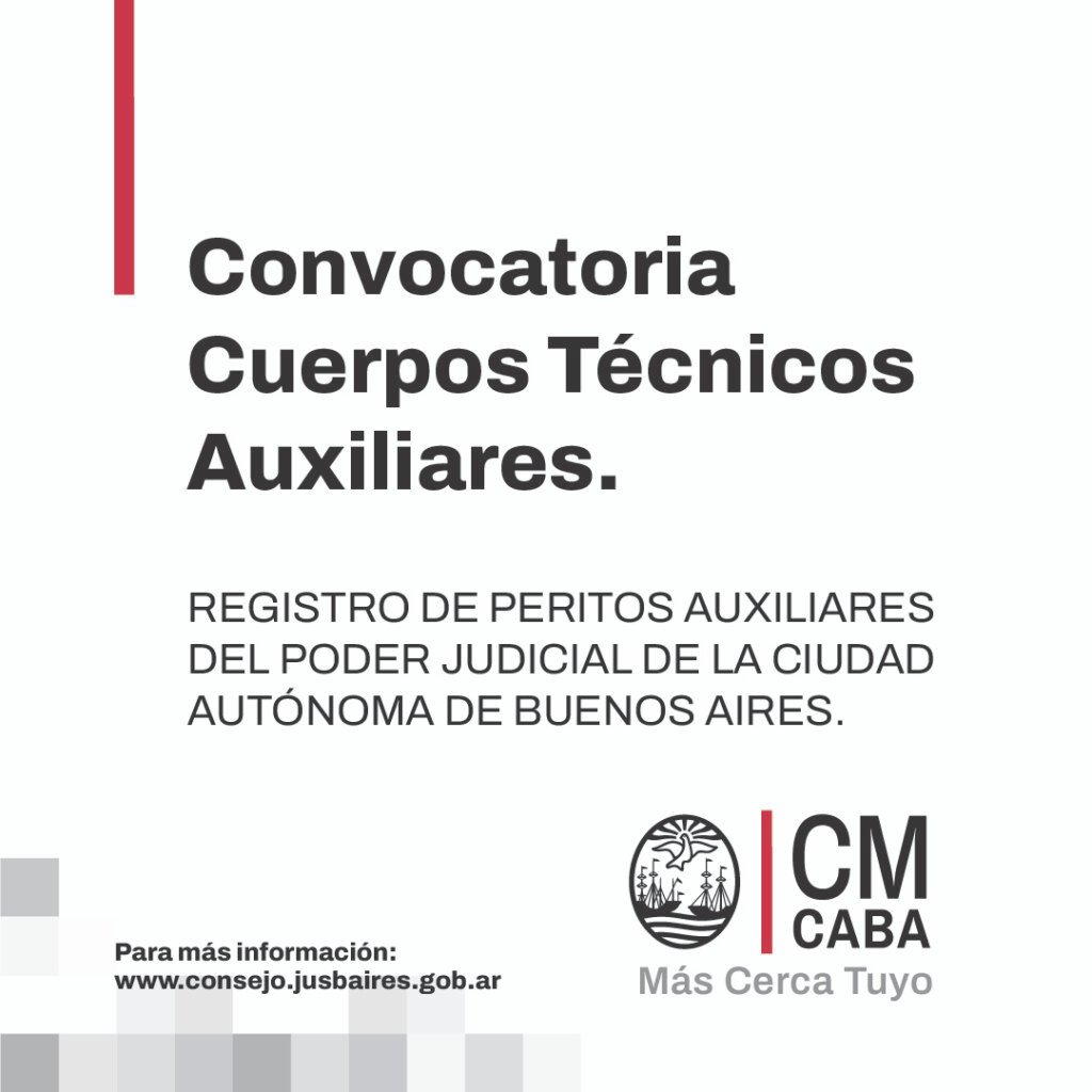Banner consejo de la magistratura CABA